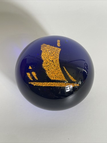 Vintage cobalt blue art - blue, glass