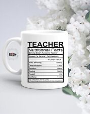 Teacher Gift Mug - Thank You Present for Teachers, Leaving School Gifts -