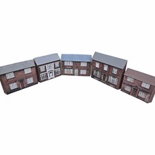 OO Gauge Low Relief Houses Set