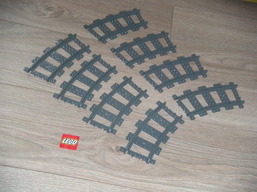 Lego train track - train, curved