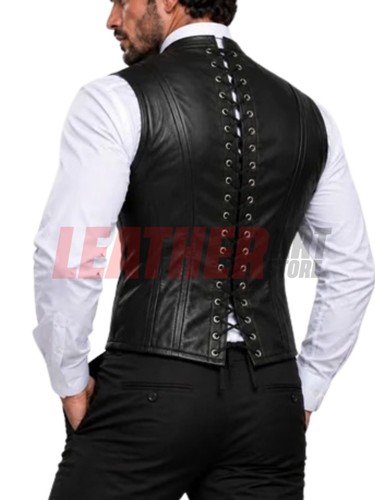 Corset waistcoat steel boned - waistcoat,