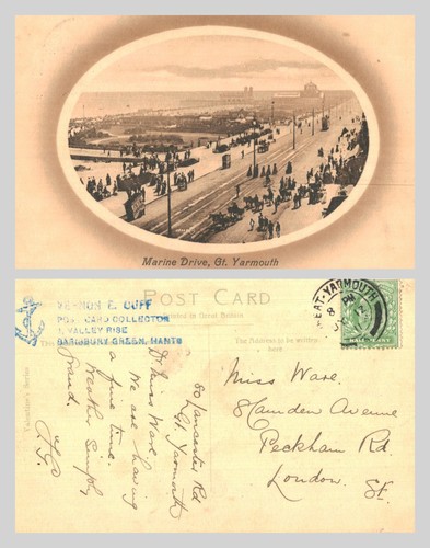 Vintage postcard marine - vintage,