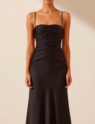 Shona joy midi black dress - joy,