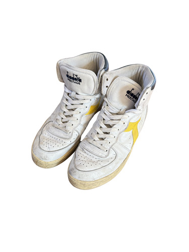 Diadora basket used white - mi,
