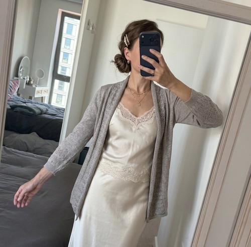 Monsoon open cardigan crochet - open,
