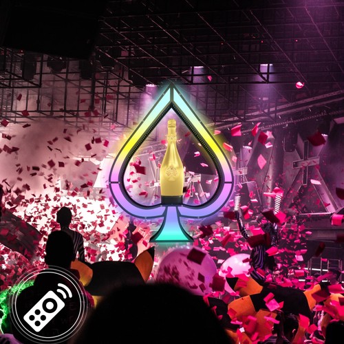 Led ace spades champagne - of,