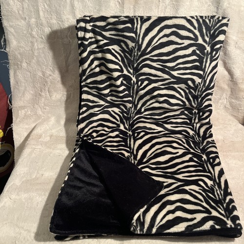 Zebra print soft throw - print,