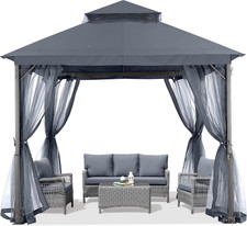 Luxury gazebo waterproof steel - luxury,