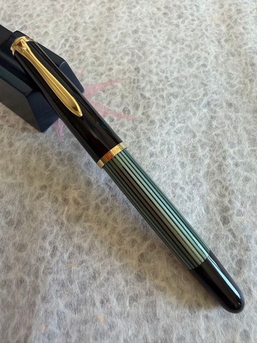 Pelikan green stripe m400 - green, stripe,