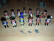 Vintage Playmobil French Napoleonic Soldiers X 13 with accessories