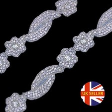 Rhinestone Trim Crystal Bridal