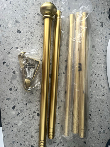 Gold metal curtain - 2,