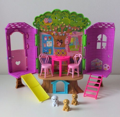 Barbie chelsea doll treehouse - barbie,