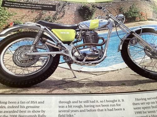 Bsa victor b50t motorcycle - victor,