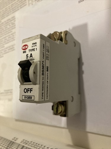 Mem 5amp type - mem, mcb