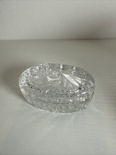 Vintage small glass lidded - small,