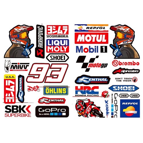 33x stickers sheets - 2, a4