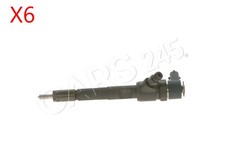 Bosch x6pcs Fuel Injector For