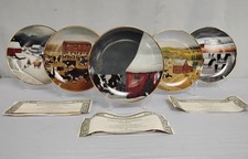 5 American Folk Art Cow Farm