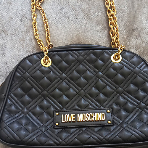 Love moschino black quilted - love,