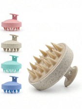 Silicone Soft Head Scrubber Scalp Massager Shampoo Brush Hair Wash Comb BPA UK