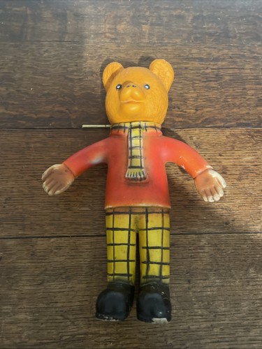 Vintage rupert bear squeaky - rupert,