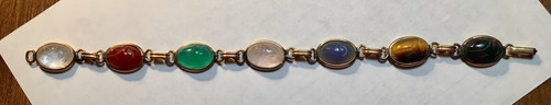 Vintage gemstone scarab - vintage,
