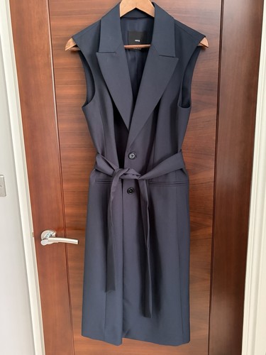 Mango longline navy blue - mango,