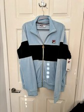 FIla Velour Tracksuit Top Size