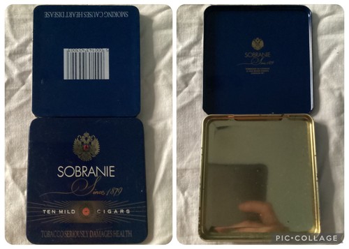 Sobranie cigar tin - cigar, (empty)