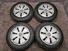 4x Genuine VW Transporter 16" Steel Wheels + Hankook Tyres. New Demount T5 T6