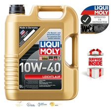 Liqui Moly 10W40 Engine Oil Smooth Running ACEA A3 B4 API SL VW MB Peugeot 9502