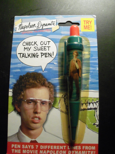 Napolean dynamite talking pen - talking,