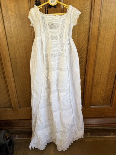 Antique christening gown - antique,
