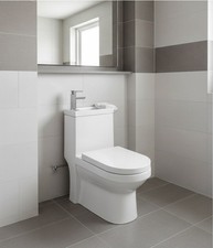 2 in 1 Toilet Sink Combo Close
