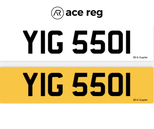 Personalised number plate - number,