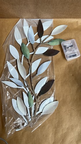 Wall decor metal tree leaf - tree,