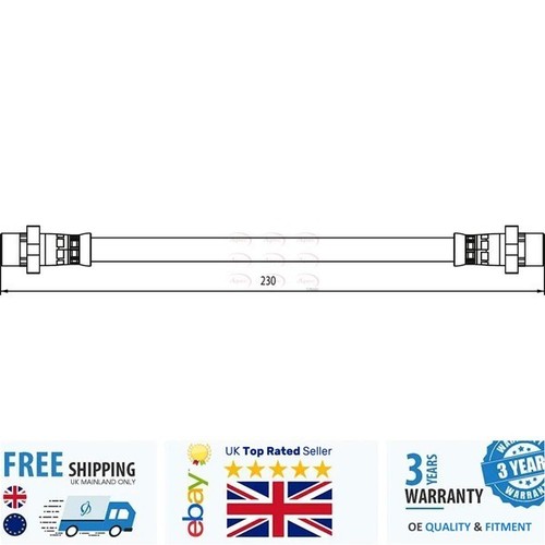Brake hose hos3961 for bmw - hose, x6