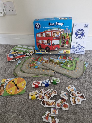 Orchard toys bus - stop, game