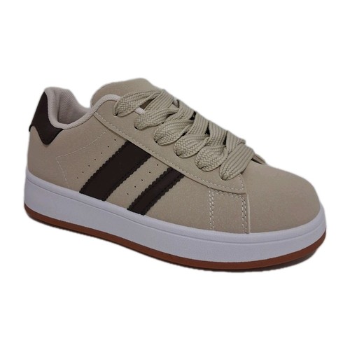 Ladies trainers beige brown - beige,