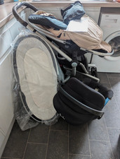 Silver Cross Surf Pram System including car travel seat