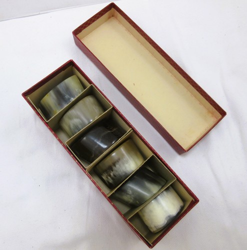 Set vintage real horn - 6,