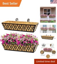 2 Pack 24 Inch Window Boxes