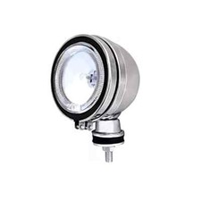 4" Spot Light Fog Chrome 12v 55w Front Halogen Circle Round Lamp Car Van Bike UK