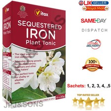 Vitax Sequestered Iron Plant Tonic 20g Ideal Solution for Iron Deficiency UK