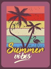 Good summer vibes  quote Retro