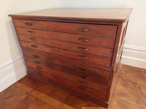Edwardian set chart drawers - edwardian,