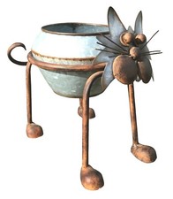 cat planter plant pot holder