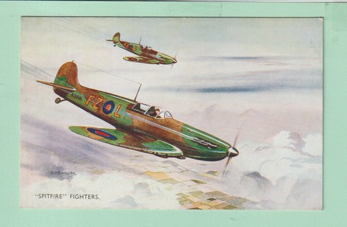 Vintage aviation postcard - vintage,