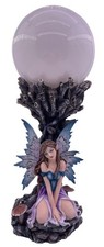 Forest Fairy Lamp Fantasy Statue Daydreaming Faerie Figurine Ornament Light